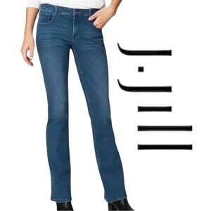 J Jill Authentic Cut Boot Cut Womens Jeans Medium Wash Size 6
